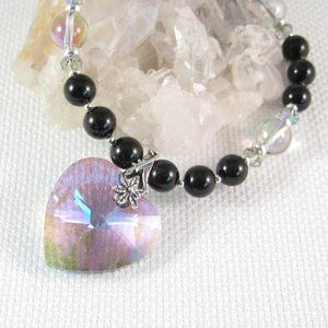 Swarovski Crystal Heart Valentine Necklace
